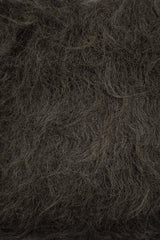 Organic Wool Pillow - Handwoven Brushed Wood Decorative Pillow