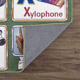 Osric Colorful Alphabet Washable Kids Rug - Clearance-Rugs-Parc Decor