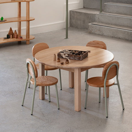Ottie Stackable Chair - 10" Seat Height - Sage