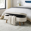 Ottoman Oval Storage Bench-Bedroom-Parc Decor
