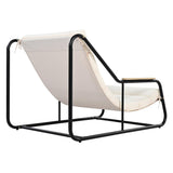 Outdoor Chaise Lounge Chairs Set of 3 with Acacia Side Table, Pool Lounge Chairs for Lawn, Deck, Beach-户外家居套装-Parc Decor