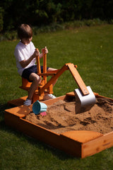 Outdoor Excavator Digger Toy for Kids – Backyard Construction Ride-On (Sandbox Not Included)-Outdoor-Parc Decor