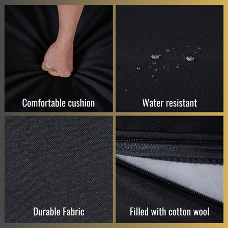 Outdoor Wicker 4-Piece Patio Furniture Set-Outdoor Furniture-Parc Decor