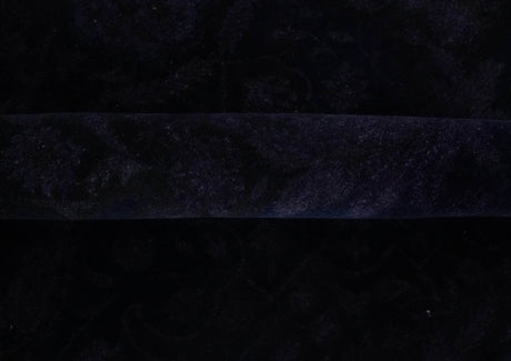 Overdyed Royal Dark Purple Hand Knotted 8x10 Traditional Oushak Design Wool Accent Rug | N362810