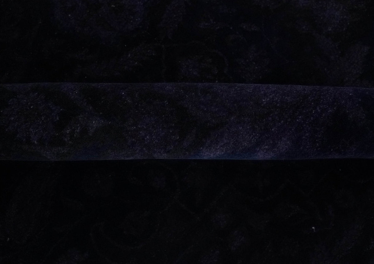 Overdyed Royal Dark Purple Hand Knotted 8x10 Traditional Oushak Design Wool Accent Rug | N362810-Area Rug-Parc Decor