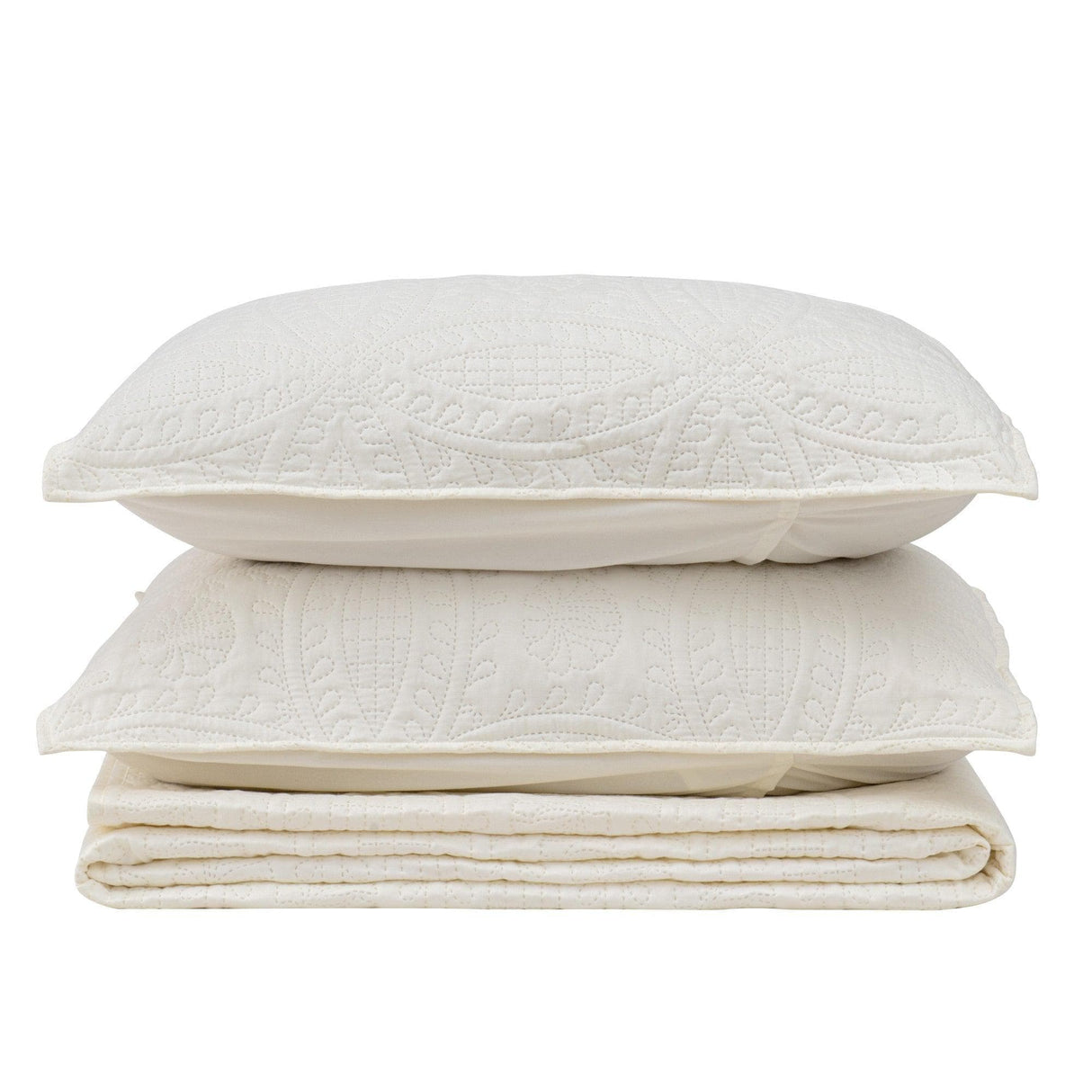 Oversized Medallion Quilt Set - Clara Collection