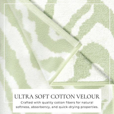 Oversized Retro Printed Beach Towel - St. Barts Collection