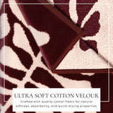 Oversized Retro Printed Beach Towel - St. Barts Collection