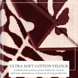 Oversized Retro Printed Beach Towel - St. Barts Collection-Beach Towels-Parc Decor