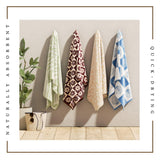 Oversized Retro Printed Beach Towel - St. Barts Collection-Beach Towels-Parc Decor