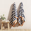 Oversized Striped Border Cabana Beach Towel - Santa Cruz