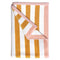 Oversized Striped Border Cabana Beach Towel - Santa Cruz-Beach Towels-Parc Decor