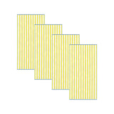 Oversized Striped Border Cabana Beach Towels - Santa Cruz