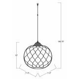 Oyster Ceiling Light - Clearance-Lighting-Parc Decor