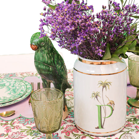 P for Primate Vase-Decorative vase-Parc Decor