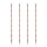 Pacific Bamboo Straws in Copper Set of 4