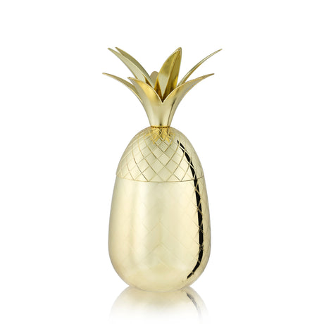 Pacific Pineapple Tumbler in Gold-product_type::stemless_cocktail_glasses-Parc Decor