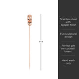 Pacific Tiki Cocktail Picks in Copper Set of 4