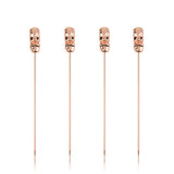 Pacific Tiki Cocktail Picks in Copper Set of 4