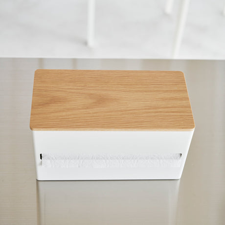 Paper Towel Dispenser - Steel + Wood