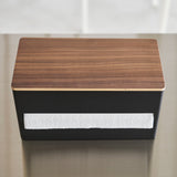 Paper Towel Dispenser - Steel + Wood
