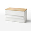 Paper Towel Dispenser - Steel + Wood