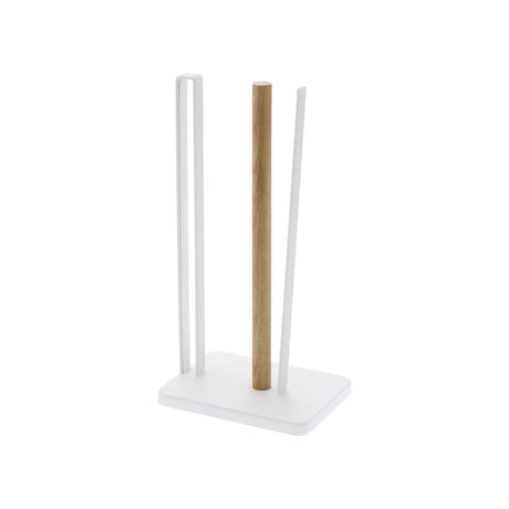 Paper Towel Holder - Steel + Wood
