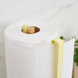 Paper Towel Holder - Steel + Wood