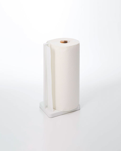 Paper Towel Holder - Steel + Wood