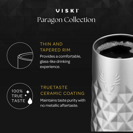 Paragon Stainless Steel Champagne Flute in Gold