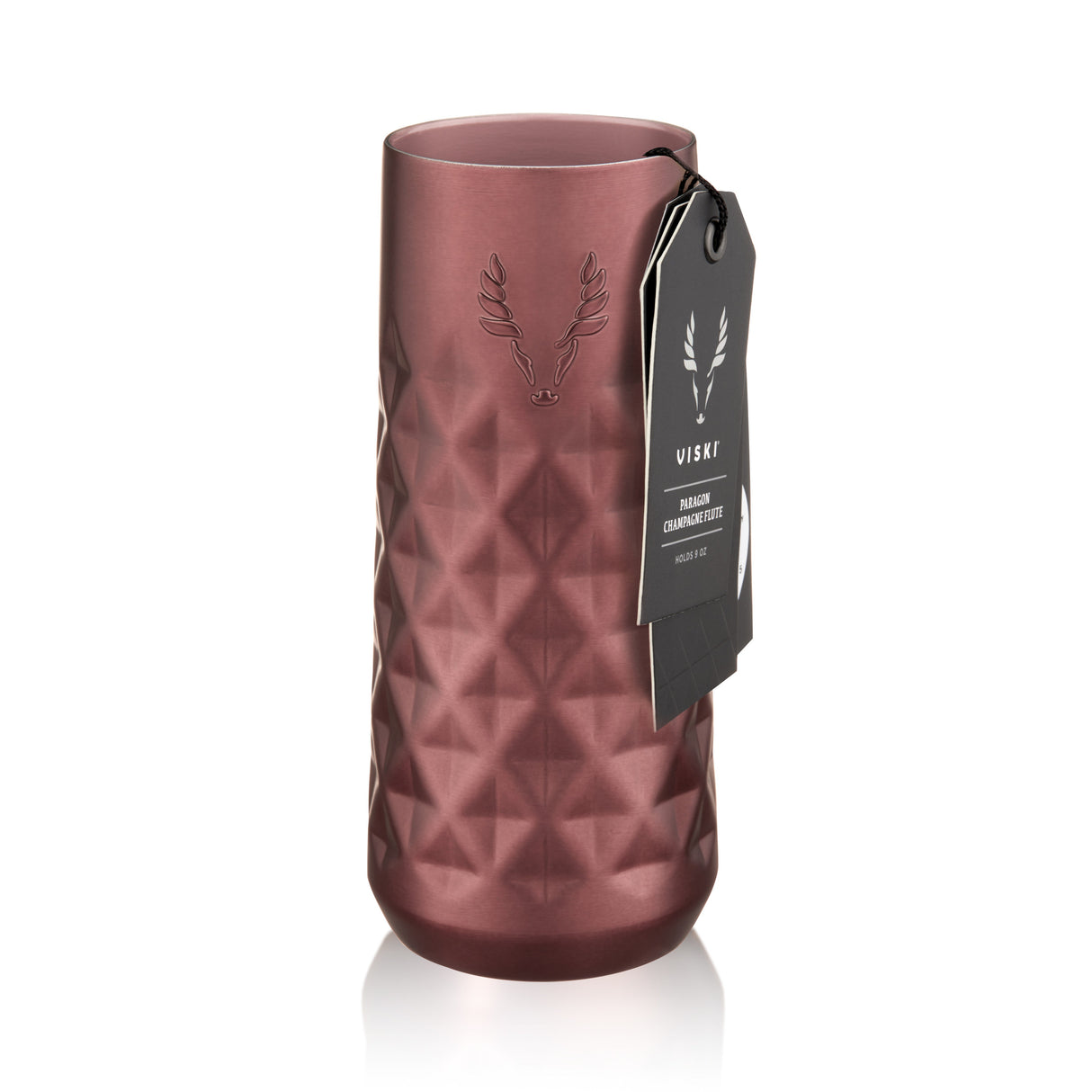 Paragon Stainless Steel Champagne Flute in Vintage Rose-product_type::champagne_glasses-Parc Decor