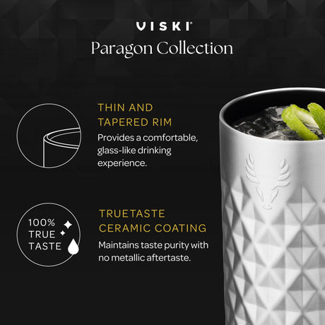 Paragon Stainless Steel Highball Tumbler in Electric Blue