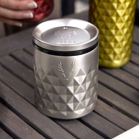 Paragon Stainless Steel Rocks Tumbler in Platinum-product_type::drink_tumblers-Parc Decor