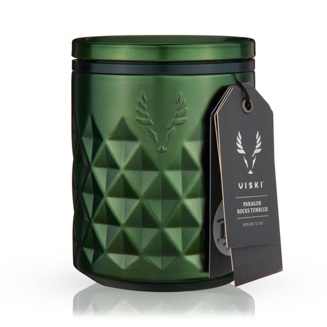 Paragon Stainless Steel Rocks Tumbler in Satin Green
