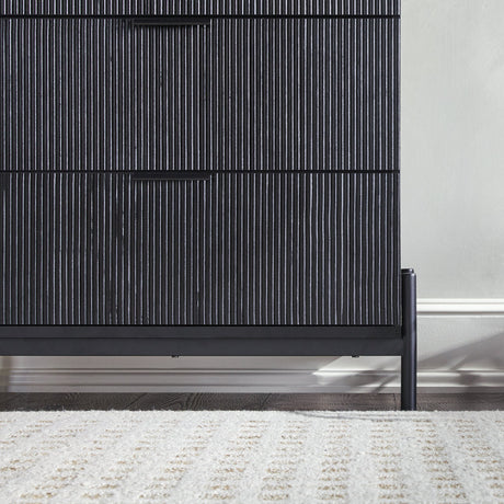 Paris Modern Scandinavian Reeded Chest-Bedroom-Parc Decor