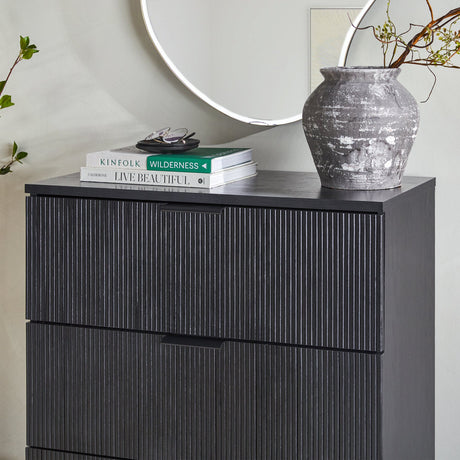 Paris Modern Scandinavian Reeded Chest-Bedroom-Parc Decor