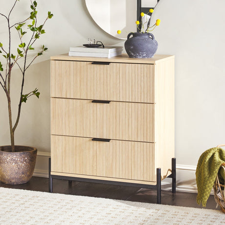 Paris Modern Scandinavian Reeded Chest-Bedroom-Parc Decor