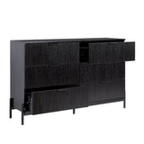 Paris Modern Scandinavian Reeded Dresser-Bedroom-Parc Decor