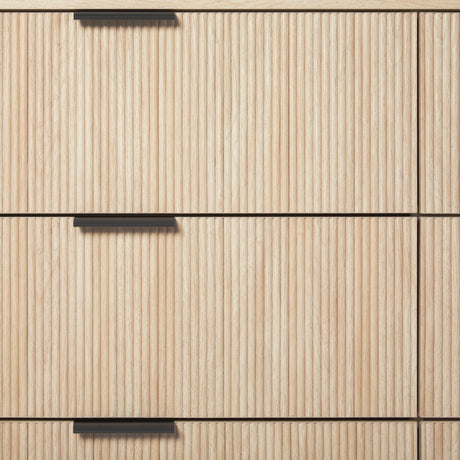 Paris Modern Scandinavian Reeded Dresser-Bedroom-Parc Decor