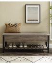 Park City Wood and Metal Bench-Occasional-Parc Decor