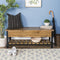 Park City Wood and Metal Bench-Occasional-Parc Decor