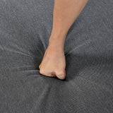 Patio Furniture Set with Loveseats, 4 Pieces Outdoor Sofa Set with Waterproof Cushions, Durable Iron-Wood Design for Garden, Backyard, Poolside-户外组合沙发套装-Parc Decor