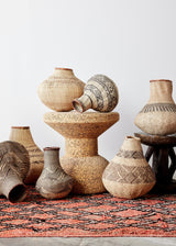 Patterned Binga Nongo Gourd Woven Basket-Baskets & Vessels-Parc Decor