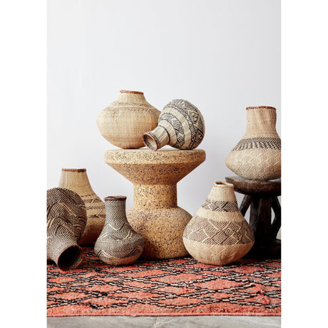 Patterned Binga Nongo Gourd Woven Basket