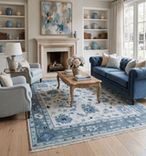 Peach And Gray Hand Knotted Traditional Oushak Custom Made Wool Area Rug
