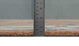 Peach and Ivory Hand knotted Oushak Custom Made wool Area Rug
