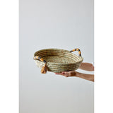 Peach Banded Betty Tray with Tassel