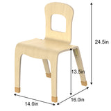 Pear Classroom Chair (2-Pack) – 14" Seat Height