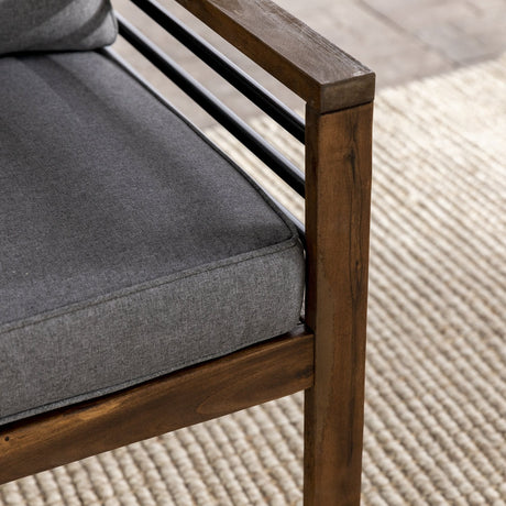 Pearson Modern Outdoor Loveseat-Outdoor-Parc Decor