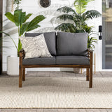 Pearson Modern Outdoor Loveseat-Outdoor-Parc Decor